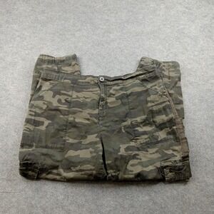 Social Standard By Sanctuary Pants Womens 2XL Camo Cargo Jogger‎ Elastic Waist